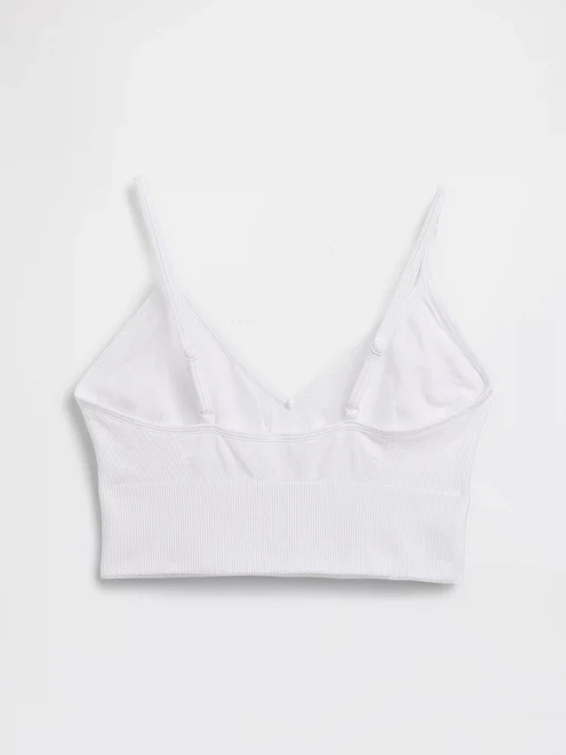 Sujetador bralette sin costuras y con escote pronunciado