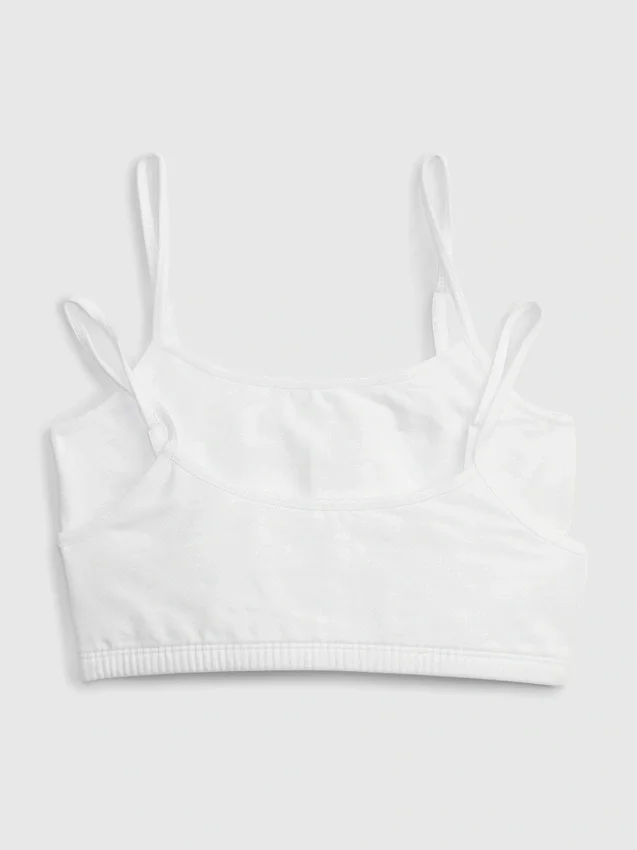 Sujetador básico para niña (pack de 2)
