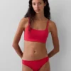 Sujetador tipo bralette de algodón orgánico elástico