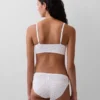 Sujetador tipo bralette de algodón orgánico elástico