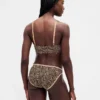 Sujetador tipo bralette de algodón orgánico elástico