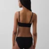 Sujetador tipo bralette de algodón orgánico elástico