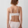 Sujetador tipo bralette de algodón orgánico elástico