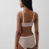 Sujetador tipo bralette de algodón orgánico elástico