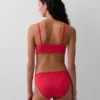 Sujetador tipo bralette de algodón orgánico elástico