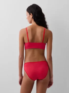 Sujetador tipo bralette de algodón orgánico elástico