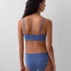 Sujetador tipo bralette de algodón orgánico elástico