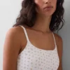 Sujetador tipo bralette de algodón orgánico elástico