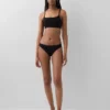 Sujetador tipo bralette de algodón orgánico elástico