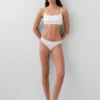 Sujetador tipo bralette de algodón orgánico elástico