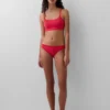 Sujetador tipo bralette de algodón orgánico elástico
