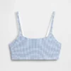 Sujetador tipo bralette de algodón orgánico elástico