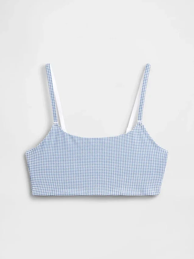 Sujetador tipo bralette de algodón orgánico elástico