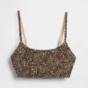 Sujetador tipo bralette de algodón orgánico elástico