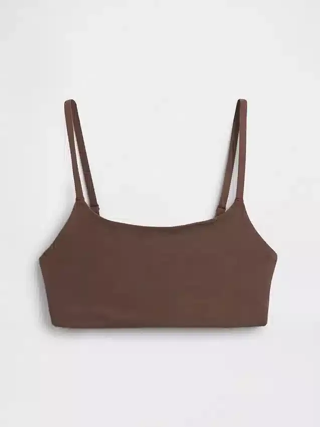 Sujetador tipo bralette de algodón orgánico elástico