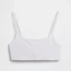 Sujetador tipo bralette de algodón orgánico elástico