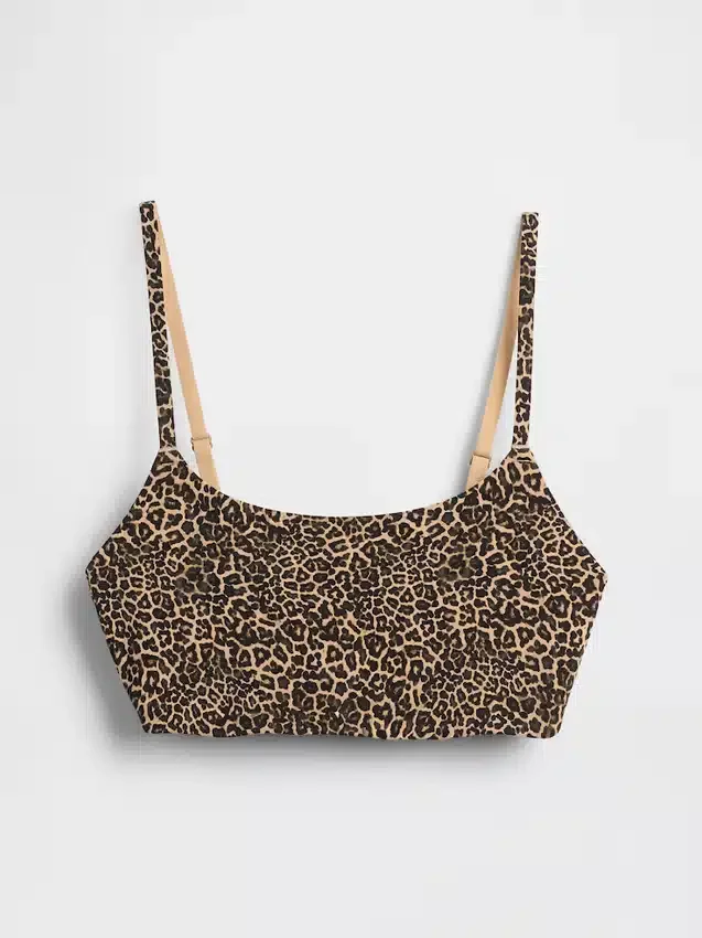 Sujetador tipo bralette de algodón orgánico elástico