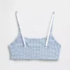 Sujetador tipo bralette de algodón orgánico elástico
