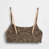 Sujetador tipo bralette de algodón orgánico elástico