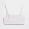 Sujetador tipo bralette de algodón orgánico elástico