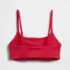 Sujetador tipo bralette de algodón orgánico elástico