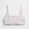 Sujetador tipo bralette de algodón orgánico elástico
