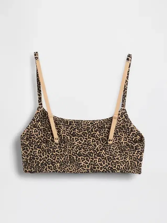 Sujetador tipo bralette de algodón orgánico elástico