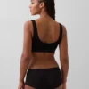 Sujetador tipo bralette de algodón orgánico elástico con el Gap Logo