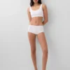 Sujetador tipo bralette de algodón orgánico elástico con el Gap Logo