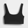 Sujetador tipo bralette de algodón orgánico elástico con el Gap Logo