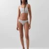 Sujetador tipo bralette de algodón orgánico elástico con el Gap Logo