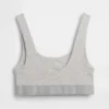 Sujetador tipo bralette de algodón orgánico elástico con el Gap Logo