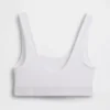 Sujetador tipo bralette de algodón orgánico elástico con el Gap Logo
