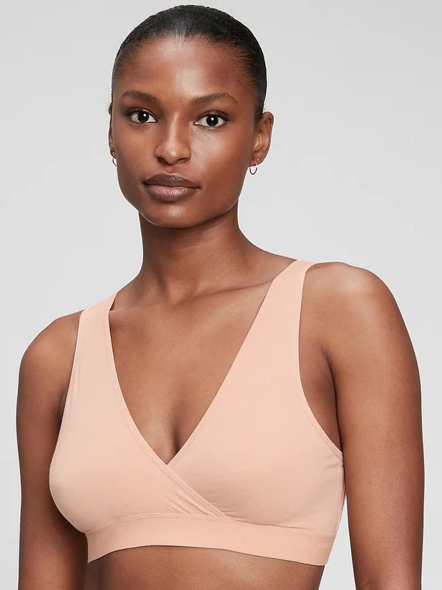 Sujetador tipo bralette premamá para el descanso