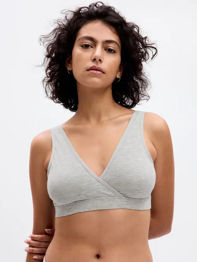 Sujetador tipo bralette premamá para el descanso