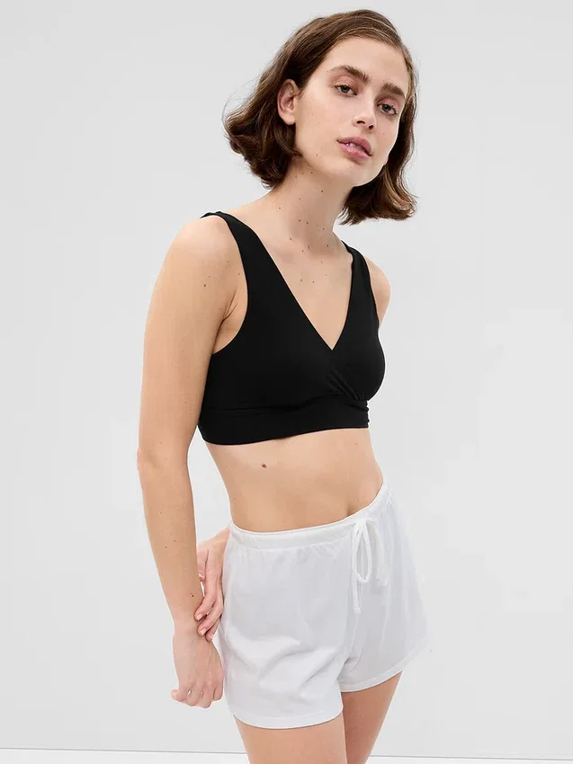 Sujetador tipo bralette premamá para el descanso