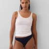 Tanga de algodón elástico orgánico