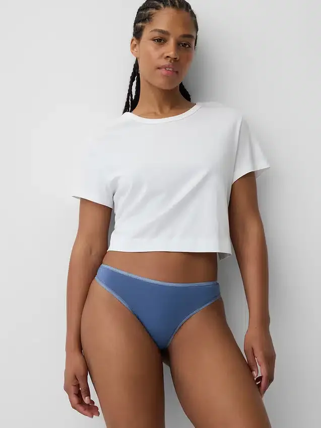Tanga de algodón elástico orgánico