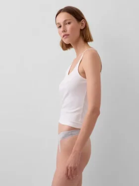 Tanga de algodón elástico orgánico