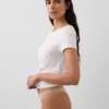 Tanga de algodón elástico orgánico