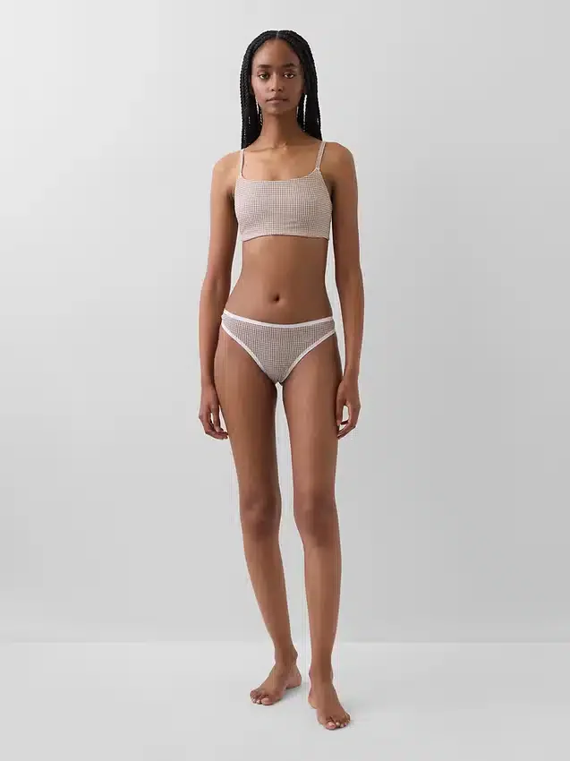 Tanga de algodón elástico orgánico