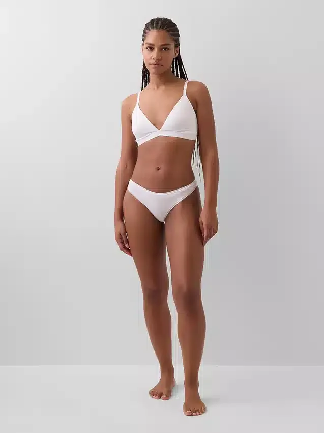 Tanga de algodón elástico orgánico