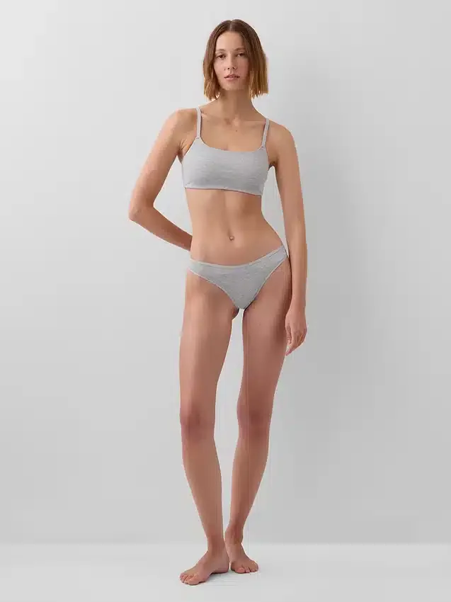 Tanga de algodón elástico orgánico