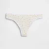 Tanga de algodón elástico orgánico
