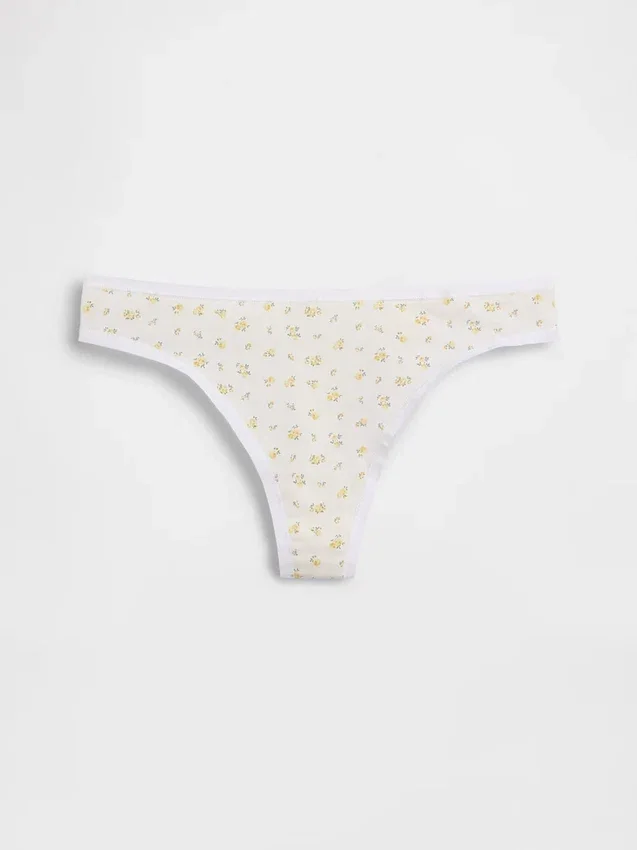 Tanga de algodón elástico orgánico