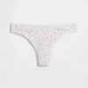 Tanga de algodón elástico orgánico