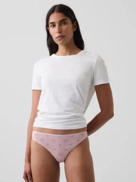 Tanga de algodón orgánico elástico de máxima suavidad