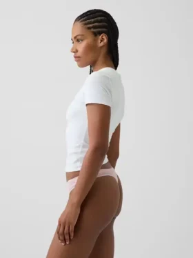 Tanga de algodón orgánico elástico de máxima suavidad