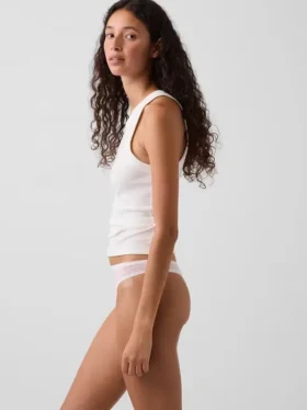 Tanga de algodón orgánico elástico de máxima suavidad