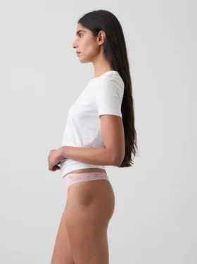 Tanga de algodón orgánico elástico de máxima suavidad